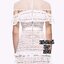 *พร้อมส่ง*Self portrait Dress :: เดรสคอตั้งตัวสวยเก๋ ช่วงอกแต่งระบายรอบลำตัวมีความเก๋ตรงระบาย