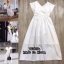 *พร้อมส่ง*Style Korea Dress :: เดรสวินเทจสุดน่ารัก