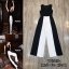 SY Jumpsuit :: จั้มสูทแขนกุด คอวีตีเกล็ดเข้ารูปพอดีตัว กางเกงทรงขากระบอกใหญ่ทรงสวย