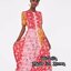 Zara Dress :: เดรสตัวยาวสไตล์ยิปซี ตัวชุดพิมพ์สลับสี สกีนลายดอกไม้