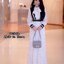Wee Maxi Dress >> เดรสแขนยาว ผูกโบว์ที่คอ แต่งริบบิ้นผ้า
