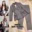 *พร้อมส่ง*Landmee' Set :: เสื้อสูทตัวสวยเก๋ ด้วยลายผ้าตารางสก๊อตเล็กสีสุดคลู กับกางเกงทรงวินเทจหน่อยๆ