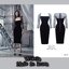 *พร้อมส่ง*Poem Dress :: เดรสคอเหลี่ยมผ้ากำมะหยี่ช่วงแขนต่อด้วยผ้าซีทรู ทรงเดรส เข้ารูปอวดหุ่นแซ่บ
