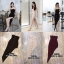 *พร้อมส่ง*SY. Dress :: เดรสสายเดี่ยวตัวเผ็ด แพทเทิ้ลเรียบสุดคลู มาในผ้าเรียบเนื้อดี
