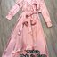 *พร้อมส่ง*Landmee' Dress : เดรสยาวตัวเก๋ ทรงเชิ๊ตแขนยาว สีชมพู