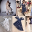 *พร้อมส่ง*SRS. Dress:: เดรสตัวสั้นทรงสวย ตัวเดรสมาในลายสวยเก๋ ลายดาว กับม้าบิน