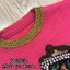 Gucci เสื้อคอกลม แขนยาว สีชมพู Sweater Gucci
