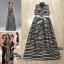 *พร้อมส่ง*Wee Dress เดรสตัวยาวสุดอลัง แขนกุดช่วงอกแต่งกระเป๋า กระดุมหน้าเรียงแถว