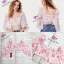 Forlove and lemon Top เสื้อแขนยาวพอง ช่วงอกร้อยเชือกแบบสวยแซ่บเบาๆกันไปเลยจ้า