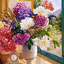 Castorland - Still Life With Hydrangeas by Robin Anderson 1000 pcs.