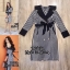 *พร้อมส่ง*DSY. Dress :: เดรสแขนยาวตัวเก๋ ปกเชิ้ต