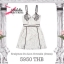 *พร้อมส่ง*Wila Dress :: เดรสเอี้ยมแสนน่ารัก ลายหินอ่อน