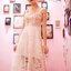Zimmermann Dress เดรสสายเดี่ยวลูกไม้สีขาว ซับในสีน้ำตาล