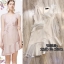 *พร้อมส่ง*MRH. Dress :: เดรสแขนกุด แต่งระบายผ้าแก้วเฉียงซ้อนชั้นเป็นระบายมุ้งมิ้ง