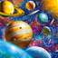 Castorland - Solar System Odyssey by Adrian Chesterman 1000 pcs.