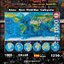Educa - World Map Neon by Cartograma (Glow in the Dark) 1000 pcs.