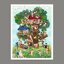 Pintoo - Color Cat Tree by Nyangsongi 1200 pcs.