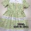 *พร้อมส่ง*SRS Dress : เดรสคอบัวแสนหวานลุควินเทจ