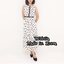 *พร้อมส่ง*SLPP Dress :: เดรสแขนกุด ตัวงาม ลายผ้าเป็นลายดาวสุดเก๋