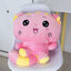 ตุ๊กตาผ้าห่ม แมวมีหาง (10 ตัวคละสี)