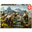 Educa - Fierce Dinosaurs by by M.Farella 1000 pcs.
