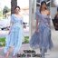 Bergazzi Dress:: เดรสไหล่เฉียงแขนสั้น แขนอีกข้างเป็นสายเดี่ยวปล่อยแขนทิ้งตัว