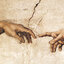Eurographics - Creation of Adam (Detail) by Michelangelo (Non-Pattern) 1000 pcs.