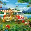 Educa - Camping Holiday by Hiro Tanikawa 1000 pcs.