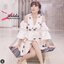 *พร้อมส่ง*TANDT Dress สั้นคอวีเว้าไหล่ แขนพอง