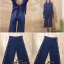*พร้อมส่ง*Korea Style Pant :: กางเกงยีนส์ 5 ส่วน