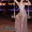 Mof Dress :: เดรสตัวยาวอลังคอวีตัวสวย เนื้อผ้ามี Texture ในตัว