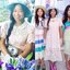 *พร้อมส่ง*SRS Dress : เดรสคอบัวแสนหวานลุควินเทจ