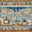 Castorland - Map of The World, 1639 2000 pcs.