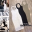 *พร้อมส่ง*LIM Dress :เดรสผ้ายืดคล้องคอ เข้ารูปสวย เนื้อผ้ายืดอย่างดี