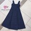 *พร้อมส่ง*Landmee Dress เดรสแขนกุด ตัวยาวสุดเก๋ เนื้อผ้ายีนส์ฟอก