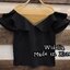 *พร้อมส่ง*Disign By Korea Shirt :: เสื้อตัวเก๋ คอกลมช่วงอกบนเลือกใช้ผ้าตาข่ายเนื้อนิ่มใส่สบายนุ่ม