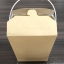 กล่องกระดาษหูหิ้ว สีขาว ไซส์ L 7x9x13.5x11.5 cm สูง 12.5 cm ( เคลือบใน )