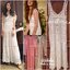 *พร้อมส่ง*Landmee Set maxi dress ลูกไม้สายเดี่ยวคอวีมาคู่กับเดรสแขนยาวเนื้อผ้าตะข่ายซีทรู