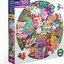 eeBoo - Charcuterie (Round Puzzle) (58.5 cm.) 500 pcs.
