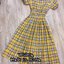 *พร้อมส่ง*Korea Style Dress :: เดรสปาดไหล่สุดน่ารัก