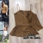 *พร้อมส่ง*Style Korea Top :: เสื้อสายเดี่ยวตัวสวย ลุคชิค ดูแพง ด้วยเนื้อผ้าเรียบสวย