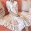 Rose Garden Dress เดรสลูกไม้สุดน่ารัก ดีเทลช่วงแขนสั้นสวยมากๆ เพิ่มความเก๋ด้วยช่วงอกร้อยเชือก