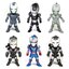 Set A LED Light-Up Figure 3.75 นิ้ว Iron Man Marvel 6 ตัว - Egg Attack Iron Man