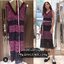 *พร้อมส่ง*DSY Dress :: เดรสแขนกุด คอวีตัวสวย ช่วงคอแต่งด้วยแถบผ้ายืดสลับสี
