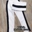 *พร้อมส่ง*Korea Style Set :: เสื้อเกาะอกแสนคลูกับกางเกงทรงทรงเก๋ แนวทูโทน