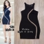 *พร้อมส่ง*VTK Dress :: เดรสตีวสั้นแขนเว้า เซ็กซี่สุดพลัง