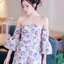 *พร้อมส่ง*Thea Playsuit :: จั้มสูทขาสั้นตัวสวย ดูแพงด้วยผ้าลูกไม้สีสวยทอสบับสีแสนหวาน