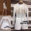 *พร้อมส่ง*P.C.N Jumpsuit:: จั้มสูทลูกไม้ตัวสวยเก๋