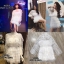 *พร้อมส่ง*LM Dress:: เดรสลูกไม้แขนยาว คอตั้งเล็กน้อย