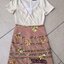 *พร้อมส่ง*By thain Dress:: เดรสอขนสั้น ป้ายไขว้ด้านหน้า ซ้อนด้วยผ้าตาข่าย ท่อนล่างใช้ผ้าสีเข้มต่อ